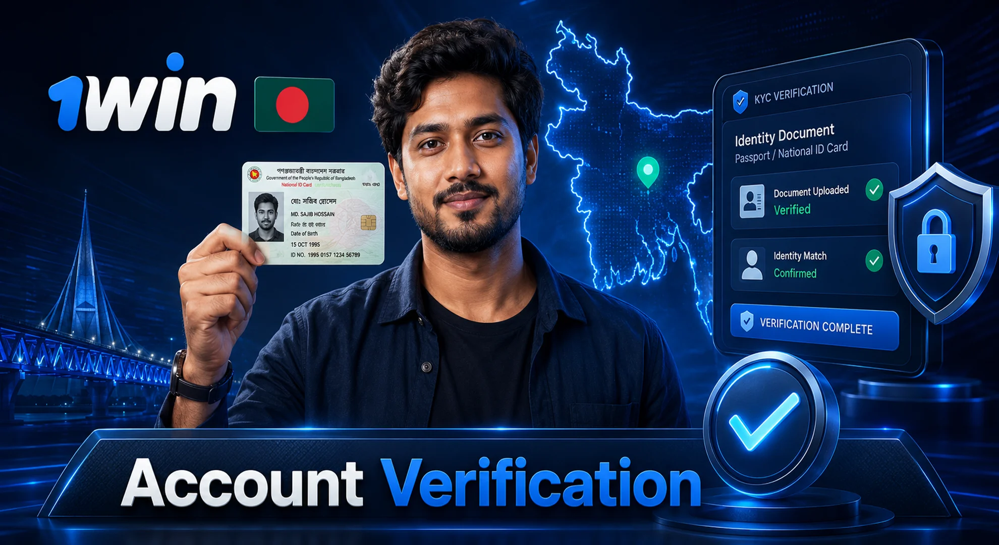 1win account verification